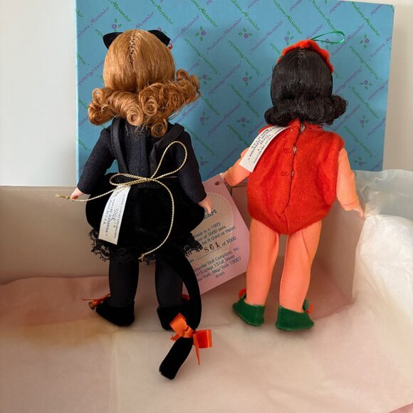 1993 Madame Alexander 8” Doll set TRICK and TREAT 61S Child at Heart LE 861/3000 - Picture 6 of 16